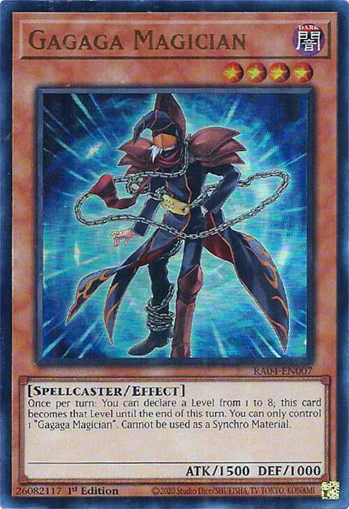 Gagaga Magician [RA04-EN007] Ultra Rare | Galactic Gamez