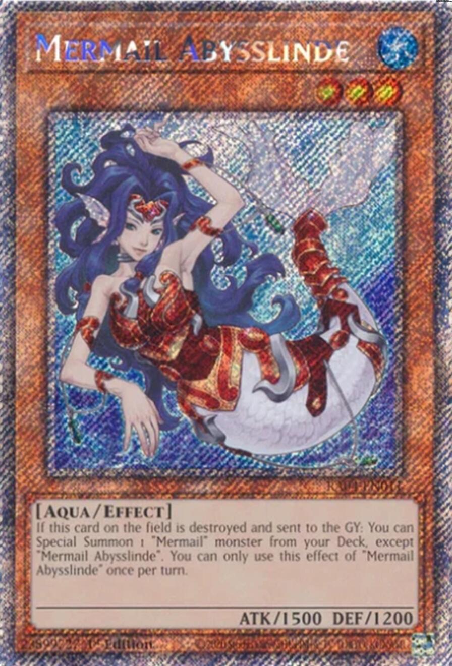 Mermail Abysslinde [RA04-EN011] Platinum Secret Rare | Galactic Gamez