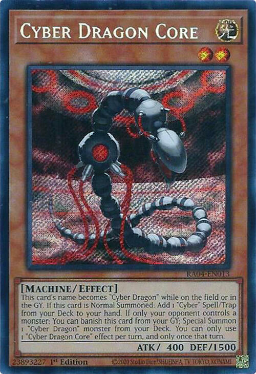 Cyber Dragon Core [RA04-EN013] Secret Rare | Galactic Gamez