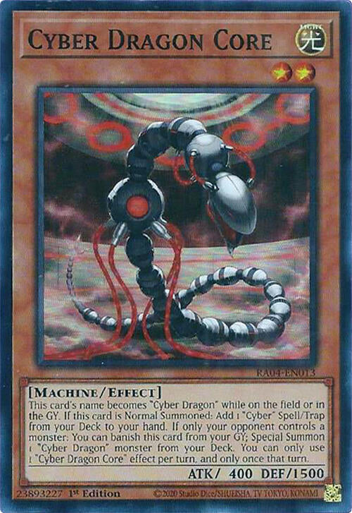 Cyber Dragon Core [RA04-EN013] Super Rare | Galactic Gamez