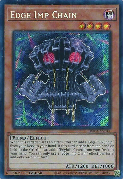 Edge Imp Chain [RA04-EN014] Secret Rare | Galactic Gamez