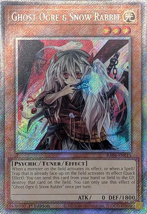 Ghost Ogre & Snow Rabbit [RA04-EN015] Platinum Secret Rare | Galactic Gamez