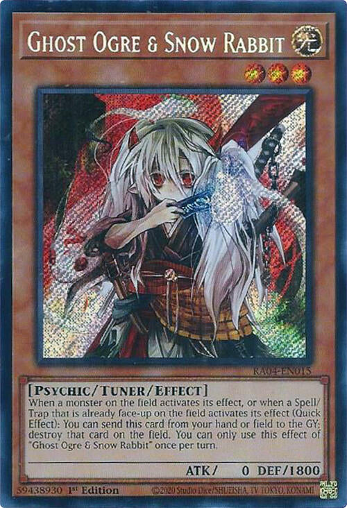 Ghost Ogre & Snow Rabbit [RA04-EN015] Secret Rare | Galactic Gamez