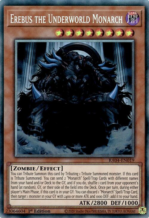 Erebus the Underworld Monarch [RA04-EN019] Prismatic Collector's Rare | Galactic Gamez