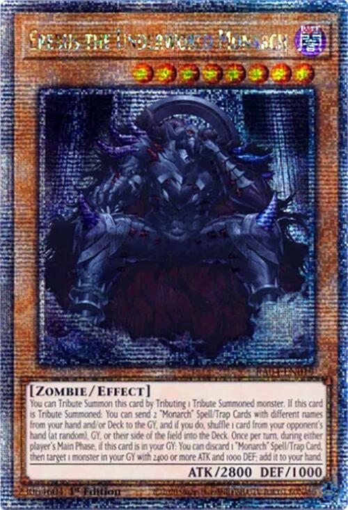Erebus the Underworld Monarch [RA04-EN019] Quarter Century Secret Rare | Galactic Gamez