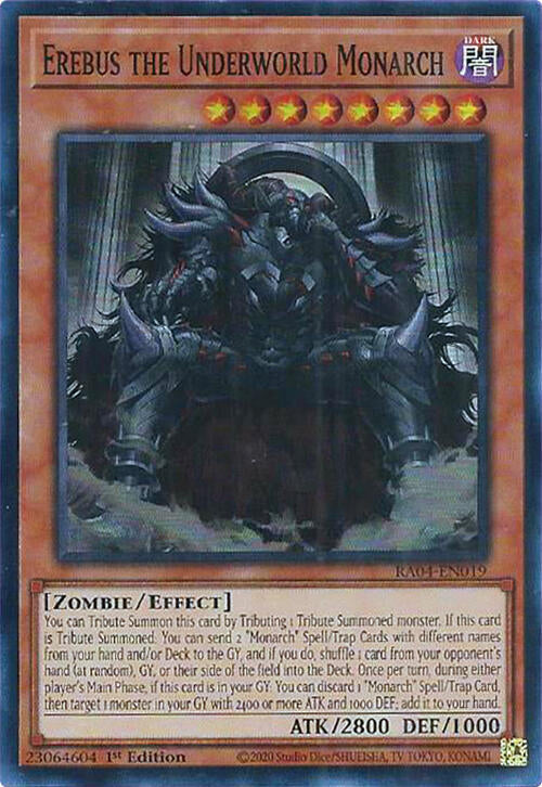 Erebus the Underworld Monarch [RA04-EN019] Super Rare | Galactic Gamez