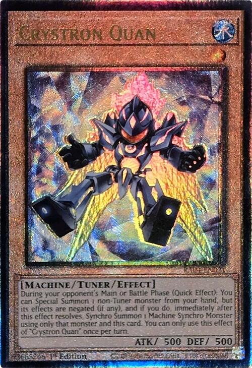 Crystron Quan [RA04-EN021] Prismatic Ultimate Rare | Galactic Gamez
