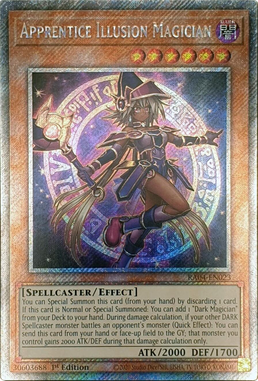 Apprentice Illusion Magician [RA04-EN023] Platinum Secret Rare | Galactic Gamez
