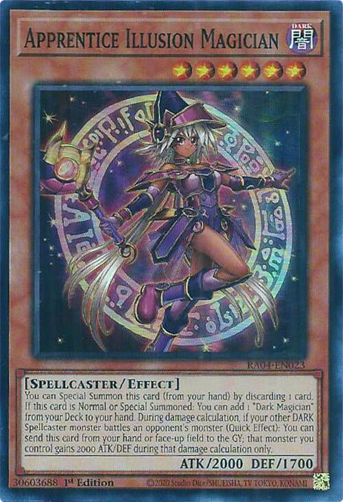 Apprentice Illusion Magician [RA04-EN023] Super Rare | Galactic Gamez