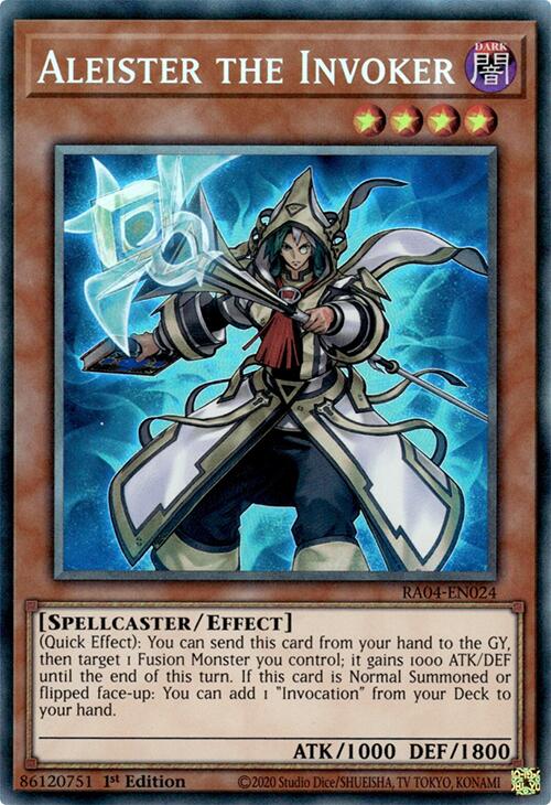 Aleister the Invoker (Alternate Art) [RA04-EN024] Prismatic Collector's Rare | Galactic Gamez