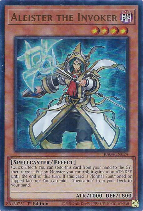 Aleister the Invoker (Alternate Art) [RA04-EN024] Ultra Rare | Galactic Gamez