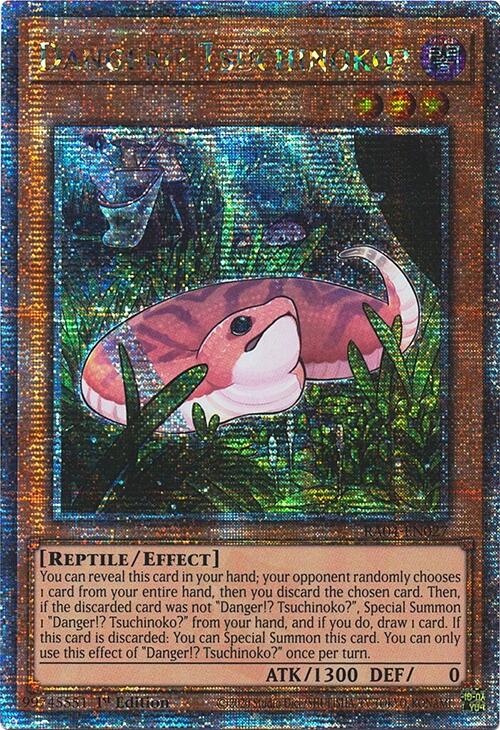 Danger!? Tsuchinoko? [RA04-EN027] Quarter Century Secret Rare | Galactic Gamez