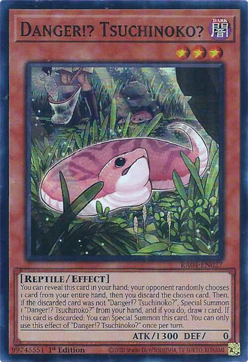 Danger!? Tsuchinoko? [RA04-EN027] Super Rare | Galactic Gamez