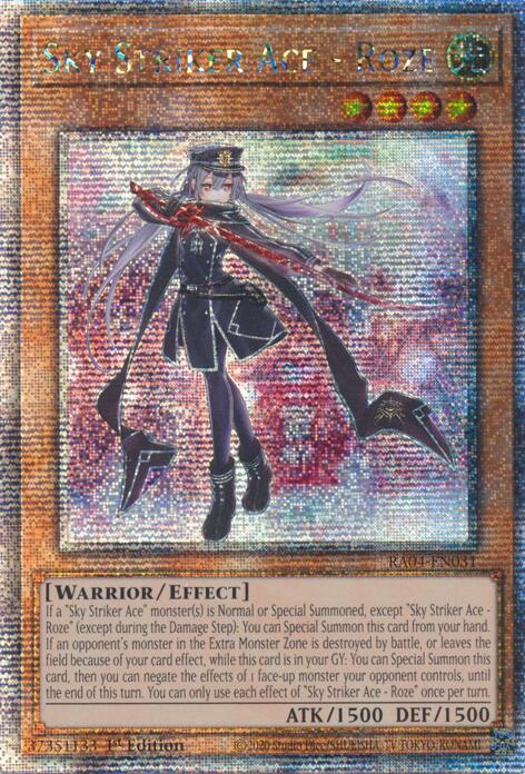 Sky Striker Ace - Roze [RA04-EN031] Quarter Century Secret Rare | Galactic Gamez