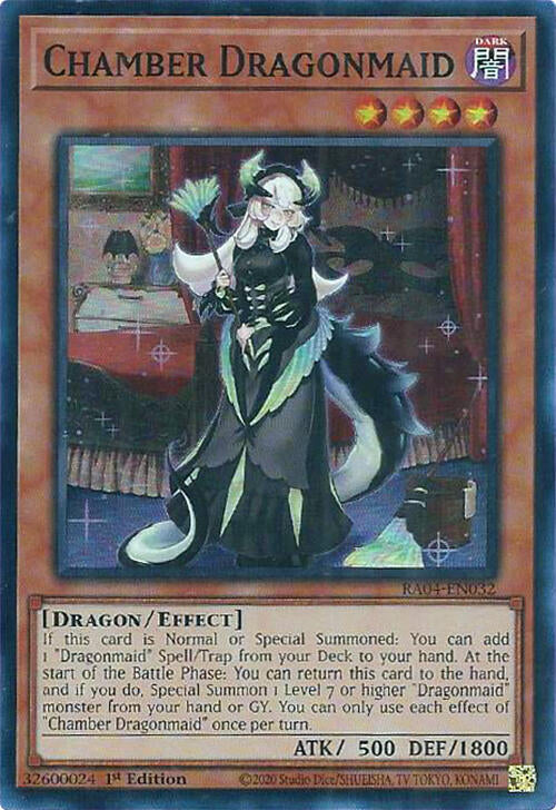 Chamber Dragonmaid [RA04-EN032] Super Rare | Galactic Gamez