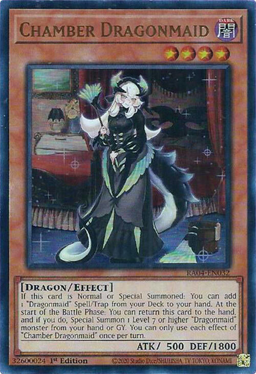 Chamber Dragonmaid [RA04-EN032] Ultra Rare | Galactic Gamez