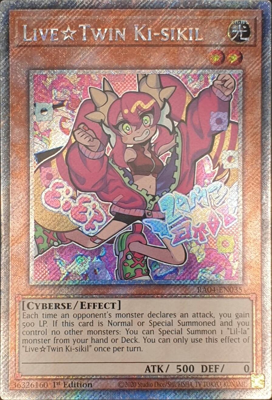 LiveTwin Ki-sikil [RA04-EN035] Platinum Secret Rare | Galactic Gamez