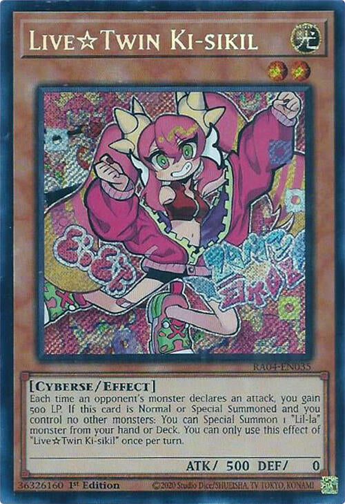 LiveTwin Ki-sikil [RA04-EN035] Secret Rare | Galactic Gamez