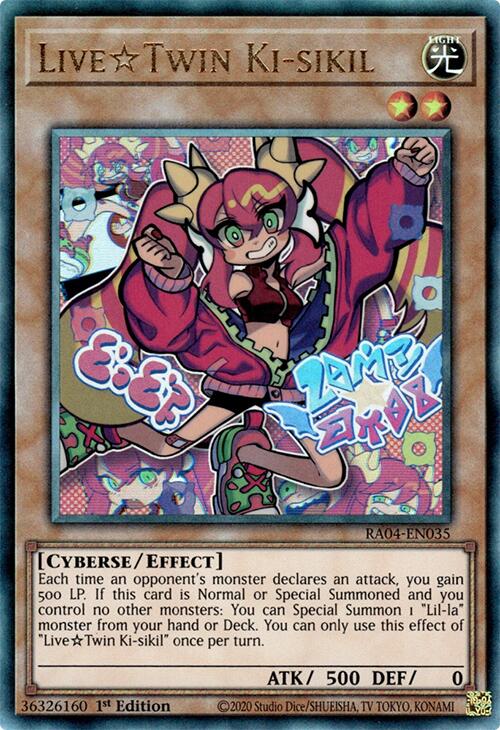 LiveTwin Ki-sikil [RA04-EN035] Prismatic Ultimate Rare | Galactic Gamez