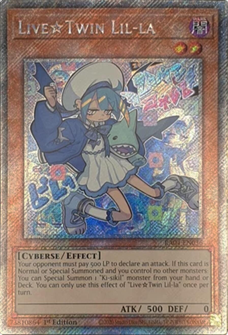 LiveTwin Lil-la [RA04-EN036] Platinum Secret Rare | Galactic Gamez