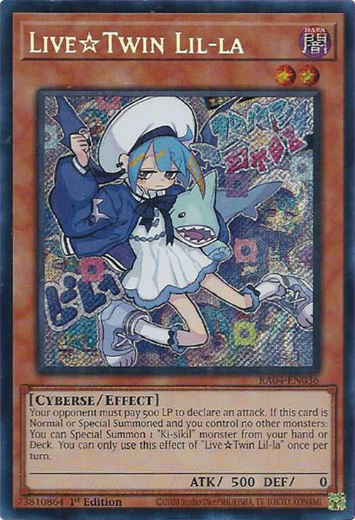 LiveTwin Lil-la [RA04-EN036] Secret Rare | Galactic Gamez