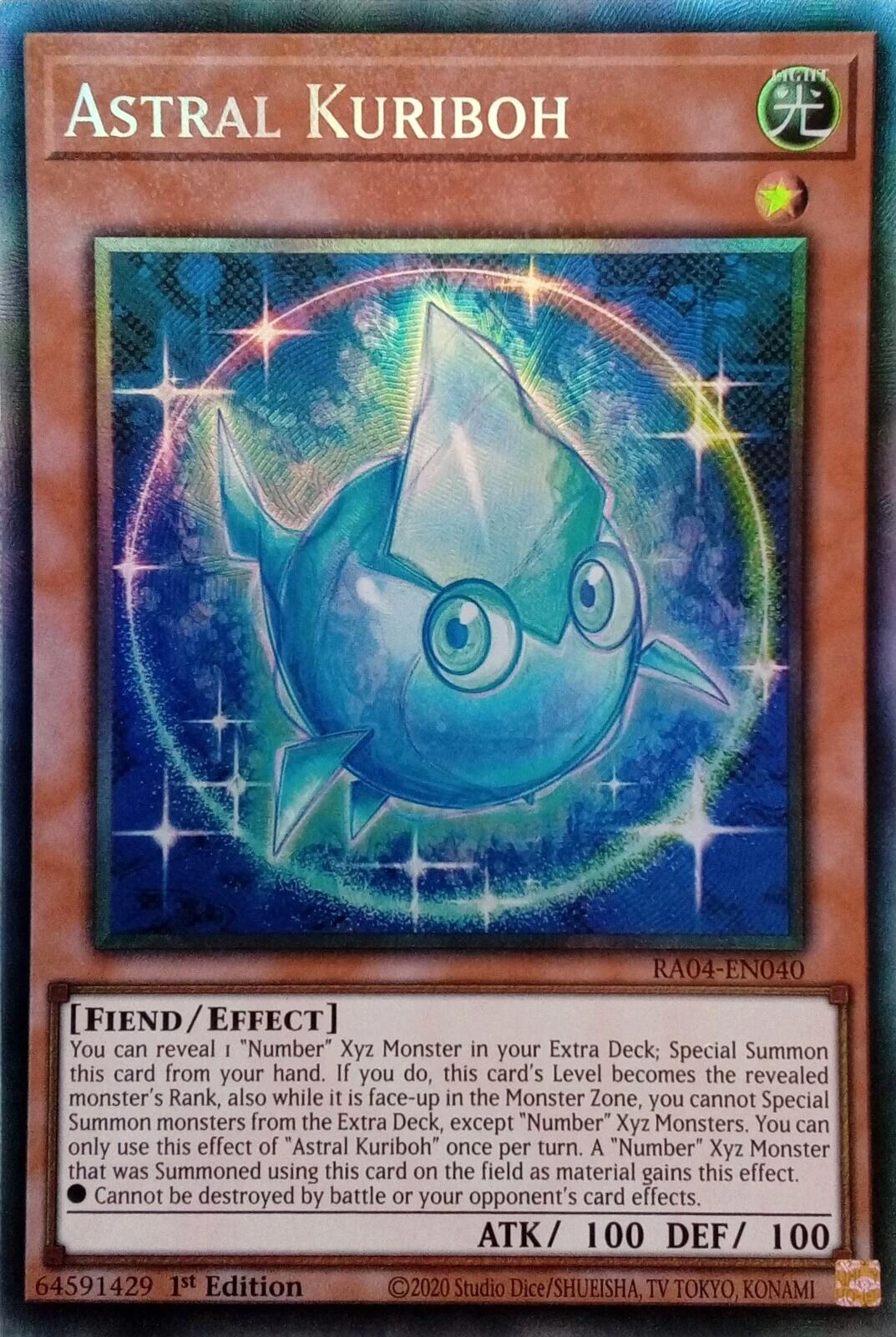 Astral Kuriboh [RA04-EN040] Prismatic Collector's Rare | Galactic Gamez