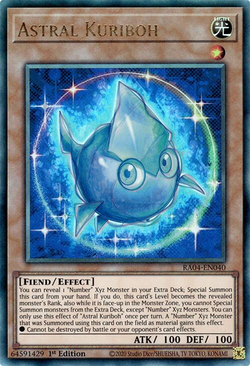 Astral Kuriboh [RA04-EN040] Prismatic Ultimate Rare | Galactic Gamez