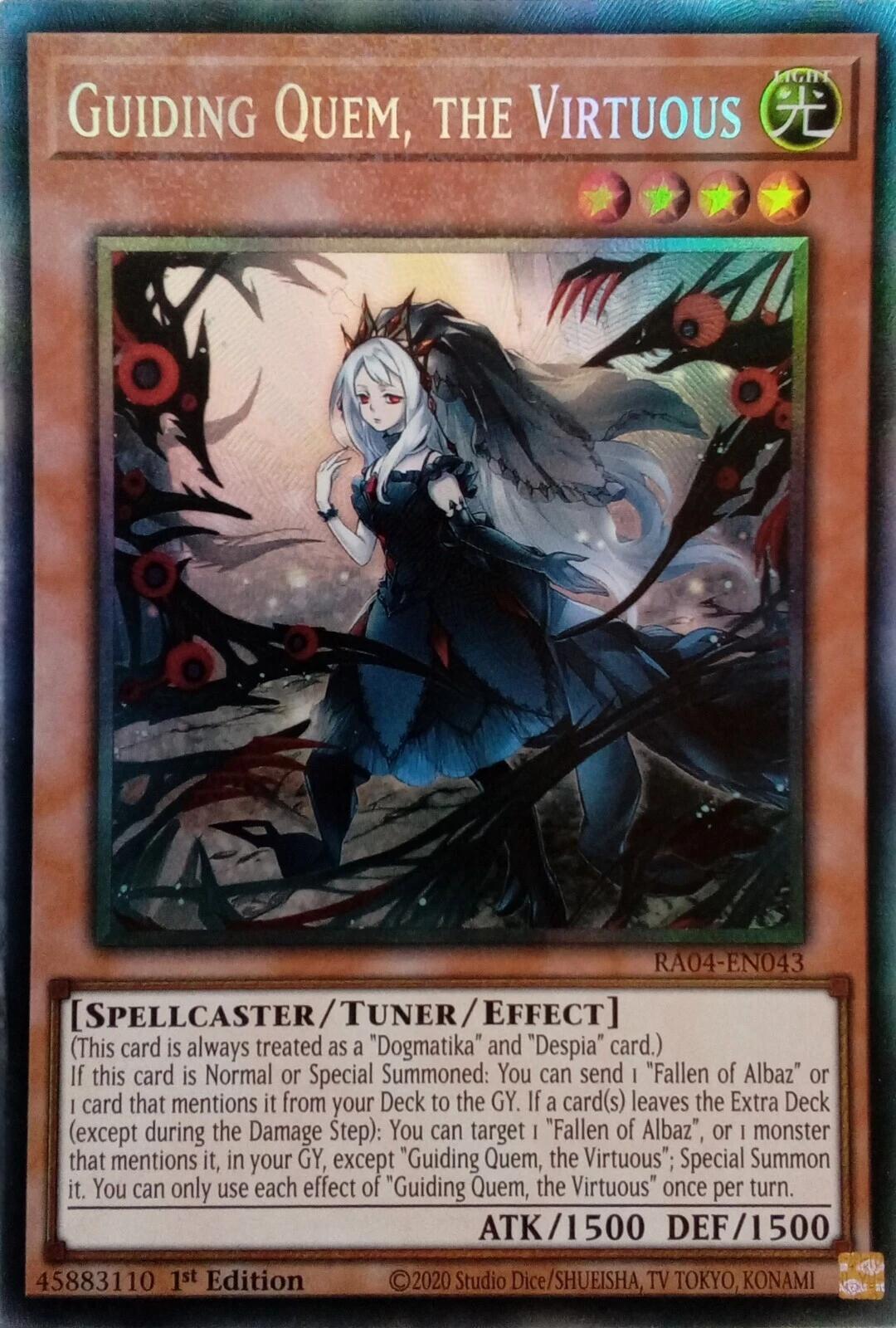 Guiding Quem, the Virtuous [RA04-EN043] Prismatic Collector's Rare | Galactic Gamez