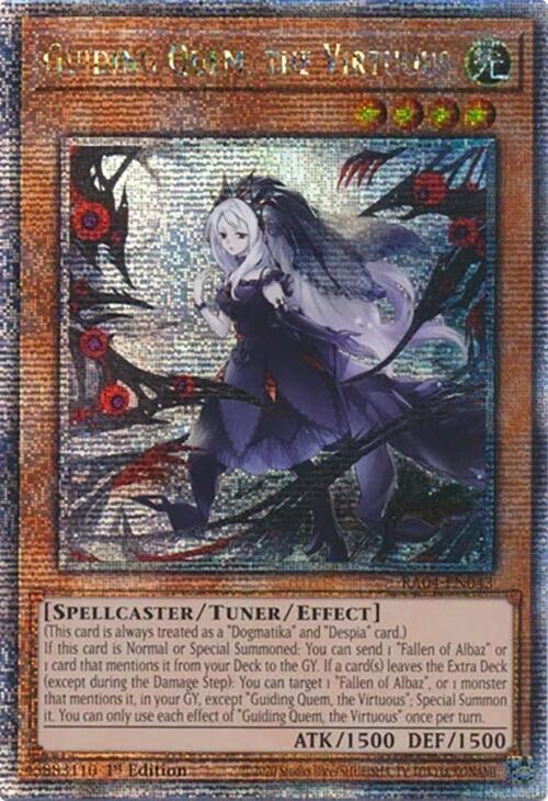 Guiding Quem, the Virtuous [RA04-EN043] Quarter Century Secret Rare | Galactic Gamez