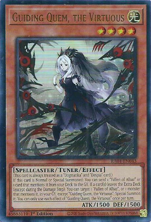 Guiding Quem, the Virtuous [RA04-EN043] Ultra Rare | Galactic Gamez