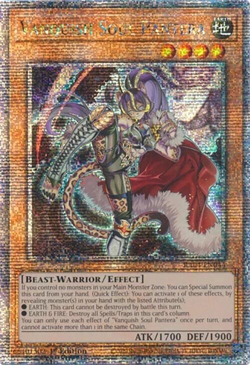 Vanquish Soul Pantera [RA04-EN044] Quarter Century Secret Rare | Galactic Gamez