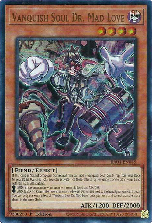 Vanquish Soul Dr. Mad Love [RA04-EN045] Ultra Rare | Galactic Gamez
