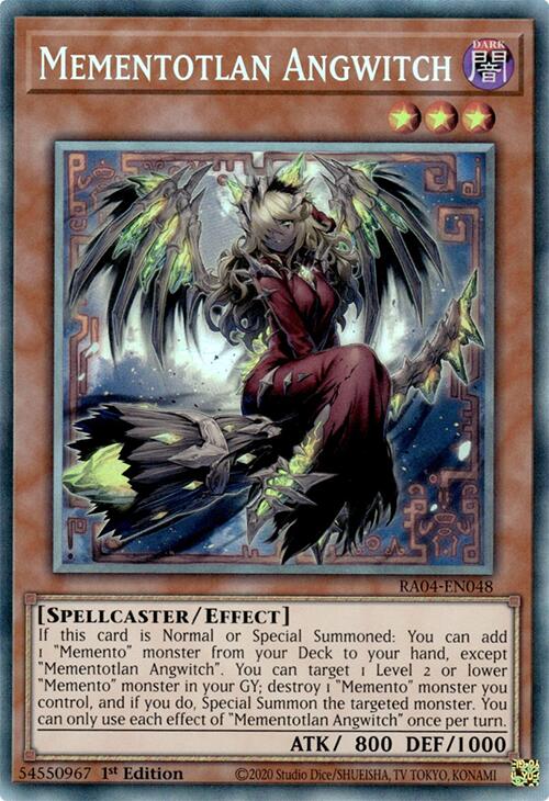 Mementotlan Angwitch [RA04-EN048] Prismatic Collector's Rare | Galactic Gamez