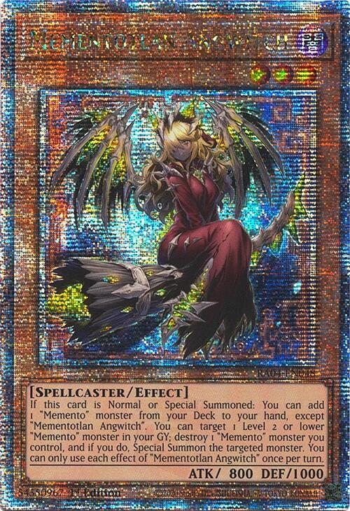 Mementotlan Angwitch [RA04-EN048] Quarter Century Secret Rare | Galactic Gamez