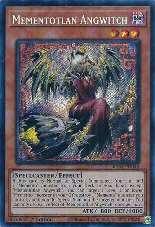Mementotlan Angwitch [RA04-EN048] Secret Rare | Galactic Gamez