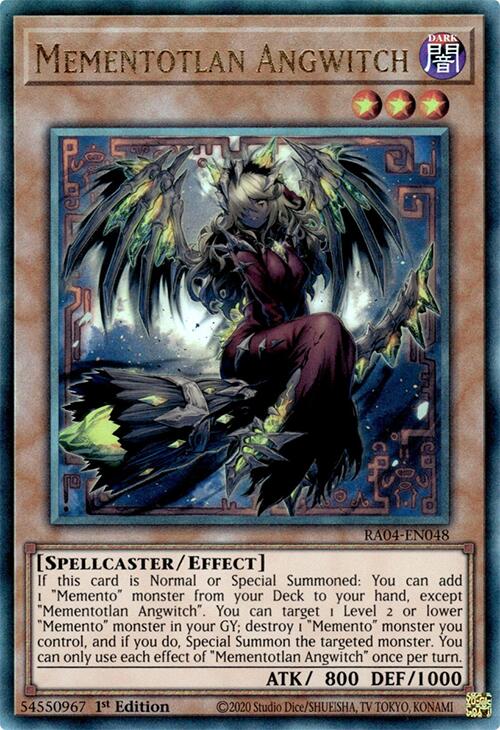 Mementotlan Angwitch [RA04-EN048] Prismatic Ultimate Rare | Galactic Gamez