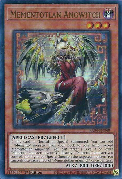 Mementotlan Angwitch [RA04-EN048] Ultra Rare | Galactic Gamez