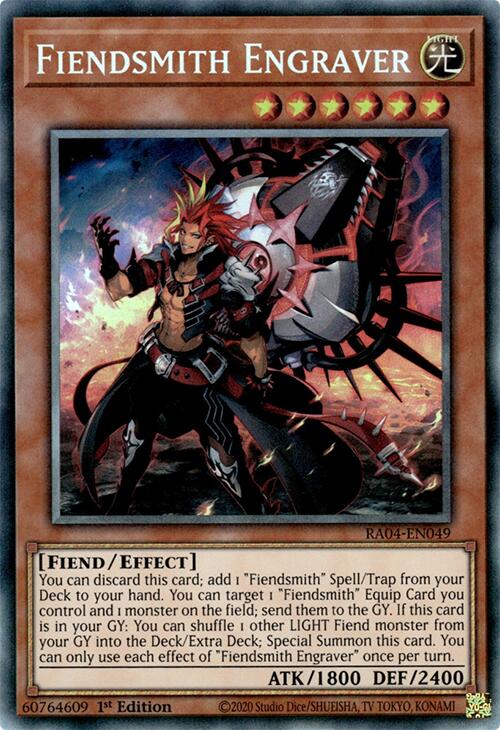 Fiendsmith Engraver [RA04-EN049] Prismatic Collector's Rare | Galactic Gamez