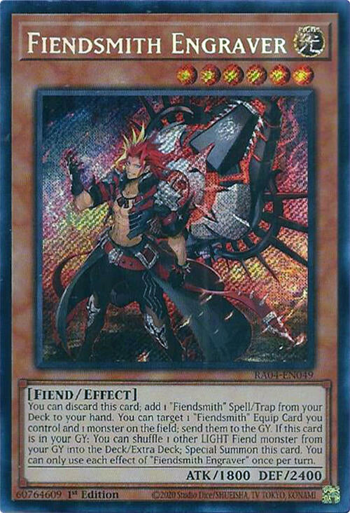 Fiendsmith Engraver [RA04-EN049] Secret Rare | Galactic Gamez