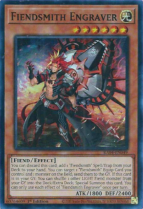 Fiendsmith Engraver [RA04-EN049] Super Rare | Galactic Gamez