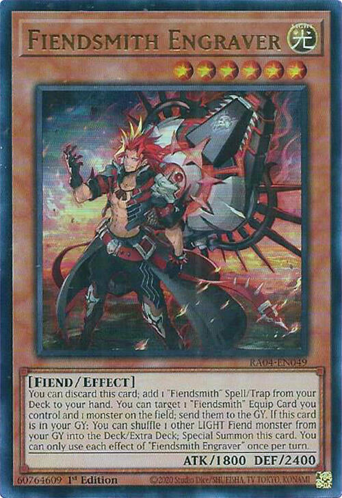 Fiendsmith Engraver [RA04-EN049] Ultra Rare | Galactic Gamez
