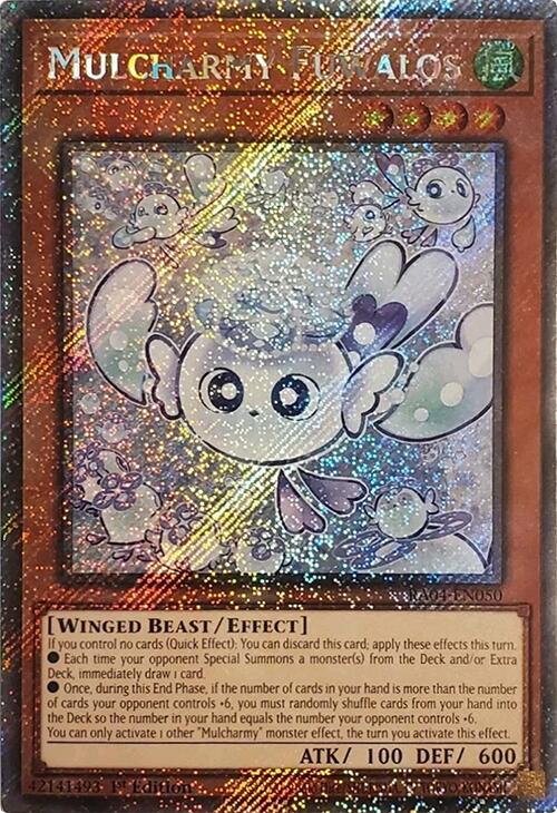 Mulcharmy Fuwalos [RA04-EN050] Platinum Secret Rare | Galactic Gamez