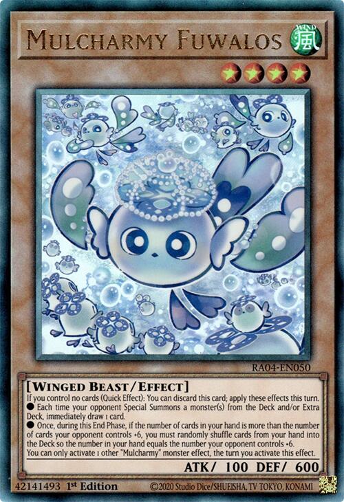 Mulcharmy Fuwalos [RA04-EN050] Prismatic Ultimate Rare | Galactic Gamez