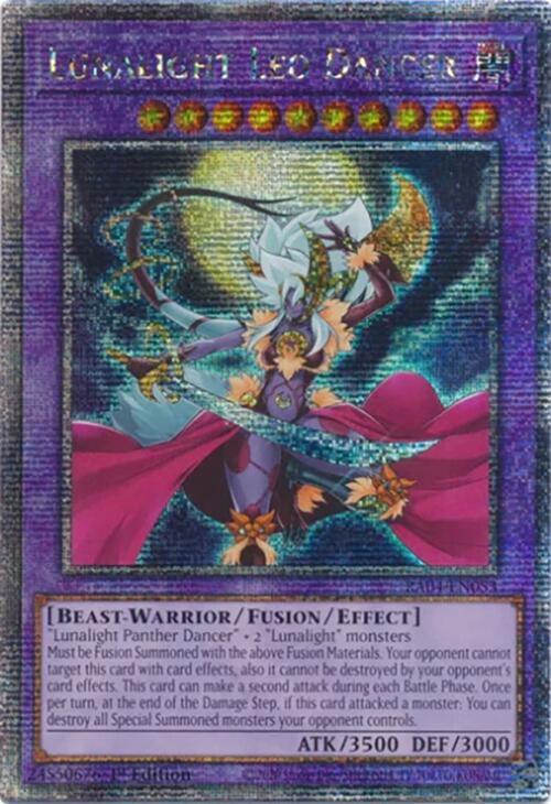 Lunalight Leo Dancer [RA04-EN053] Quarter Century Secret Rare | Galactic Gamez