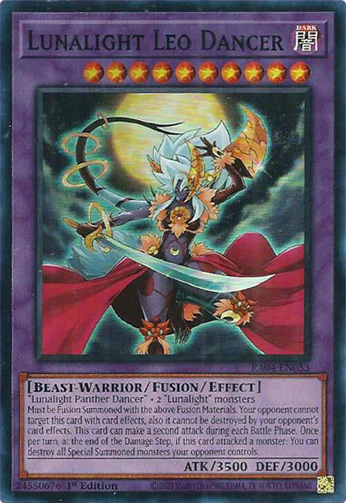 Lunalight Leo Dancer [RA04-EN053] Super Rare | Galactic Gamez