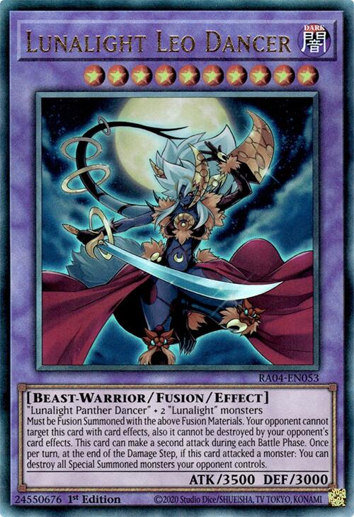 Lunalight Leo Dancer [RA04-EN053] Prismatic Ultimate Rare | Galactic Gamez