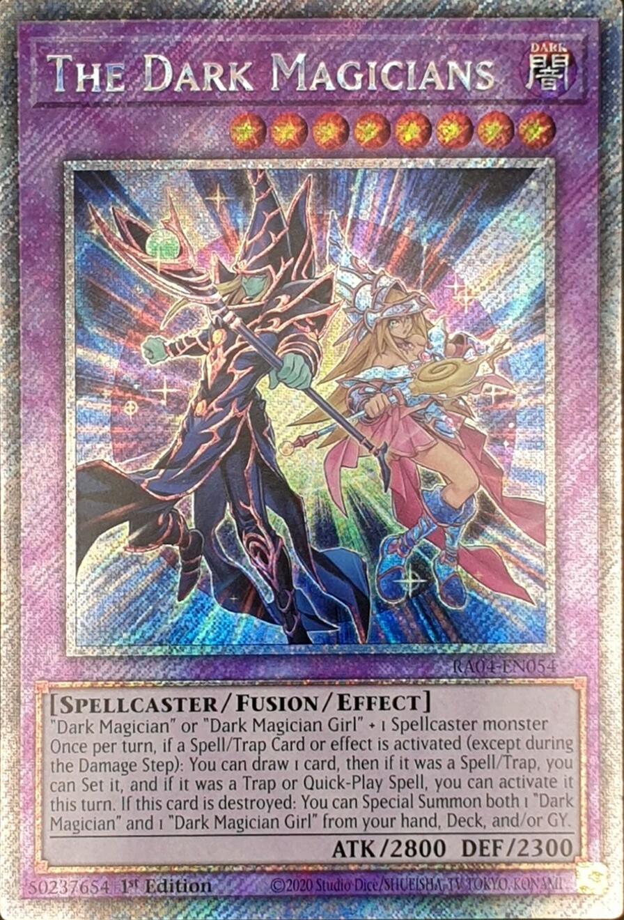 The Dark Magicians [RA04-EN054] Platinum Secret Rare | Galactic Gamez