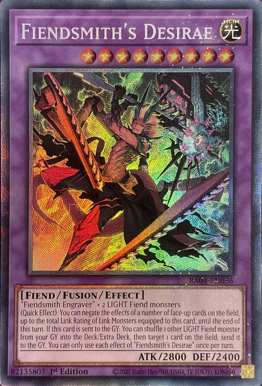 Fiendsmith's Desirae [RA04-EN056] Prismatic Collector's Rare | Galactic Gamez