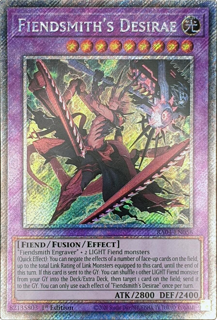 Fiendsmith's Desirae [RA04-EN056] Platinum Secret Rare | Galactic Gamez