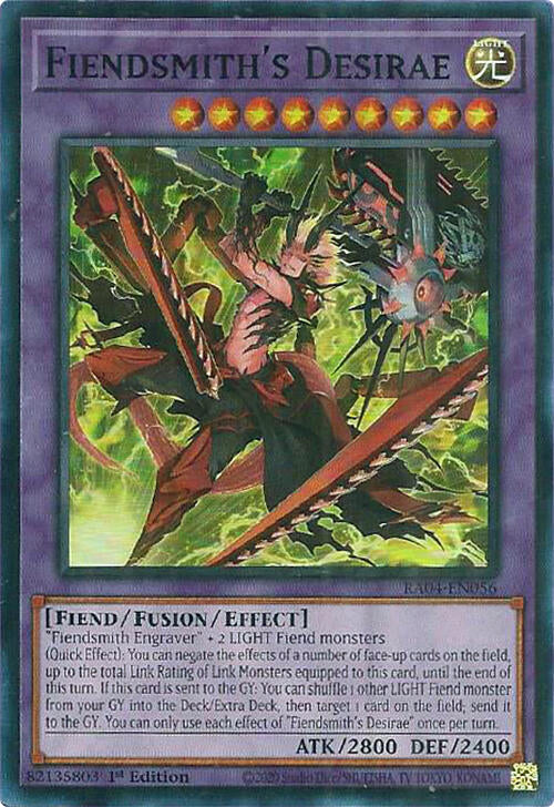 Fiendsmith's Desirae [RA04-EN056] Super Rare | Galactic Gamez